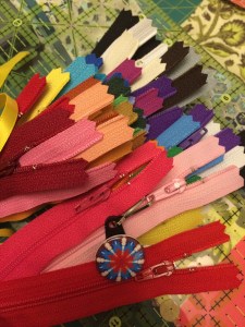 colorful zippers!